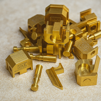 04 Glock Switch: Gold color - Fast Ship - Glock Switches | Freedom Finger Triggers