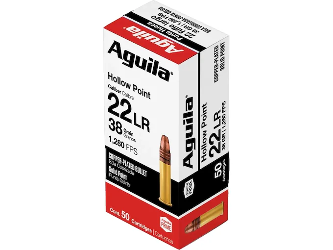 Aguila Super Extra High Velocity 22LR Ammo 38 Grain Plated Hollow Point For Sale Aguila Super Extra High Velocity 22LR Ammo 38 Grain Plated Hollow Point For Sale - Glock Switches - Freedom Finger Triggers