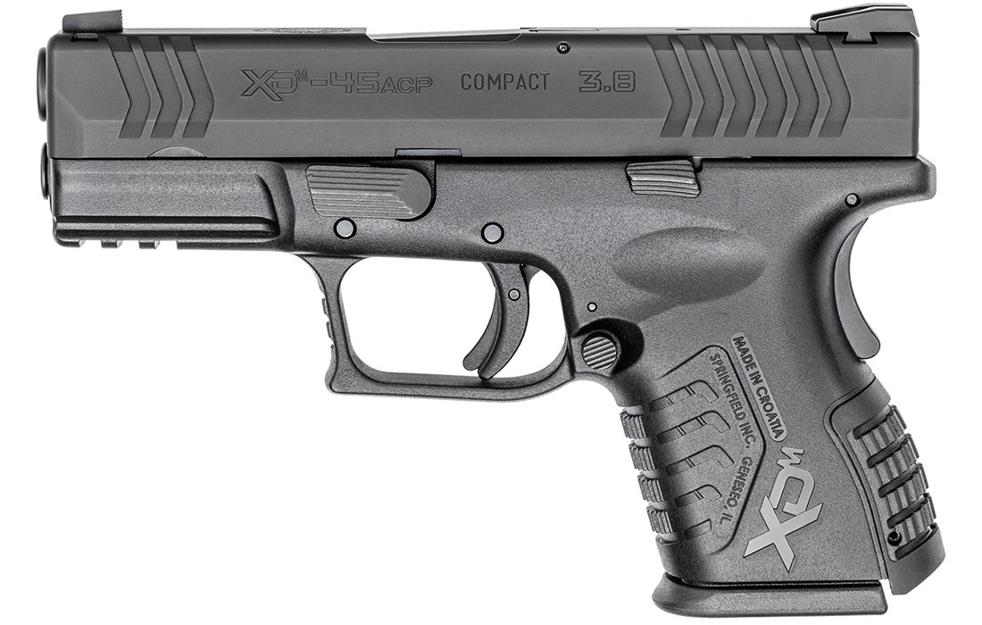 Springfield XDM 45ACP 3.8 Compact Black Compliant Essentials Model Springfield XDM 45ACP 3.8 Compact Black Compliant Essentials Model - Firearms - Freedom Finger Triggers