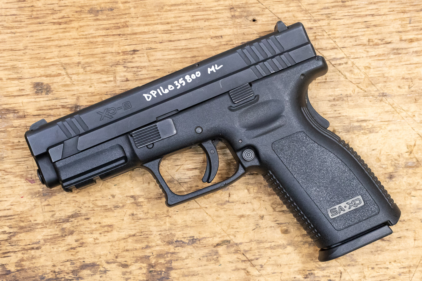 Springfield XD-9 9mm Service Model Police Trade-in Pistol Springfield XD-9 9mm Service Model Police Trade-in Pistol - Pistols - Freedom Finger Triggers