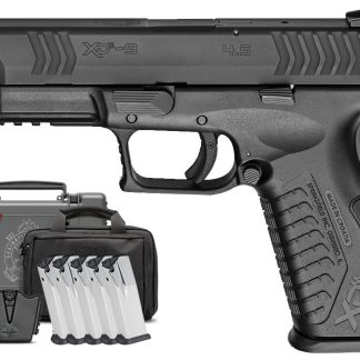 Springfield XDM 9mm 4.5 Full-Size Instant Gear Up Package with 5 Mags, Range Bag, Holster, M - Firearms | Freedom Finger Triggers
