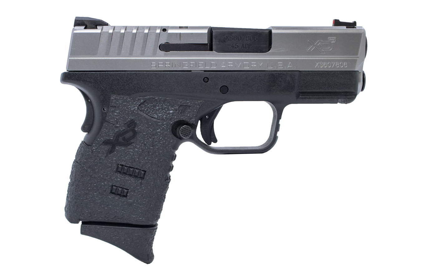 Springfield XDS 3.3 45 ACP Stainless Pistol with Stippling on Grip (Manufacturer Sample) Springfield XDS 3.3 45 ACP Stainless Pistol with Stippling on Grip (Manufacturer Sample) - Pistols - Freedom Finger Triggers