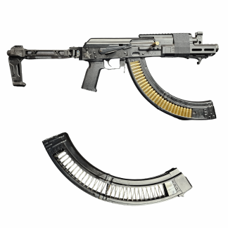 FRT AK 7.62×39 Dual-Window Banana Magazine — Double-Welded - Glock FRT | Freedom Finger Triggers